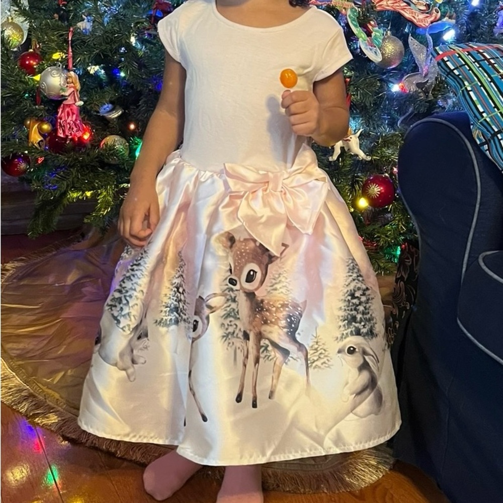 Light pink dress for toddler girls. 
Excellent condition. 
Size 5t.